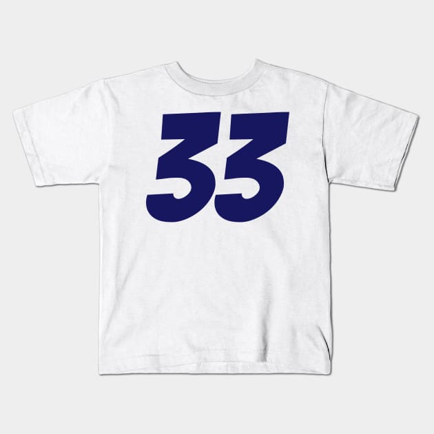 Max Verstappen 33 - Driver Number Kids T-Shirt by GreazyL